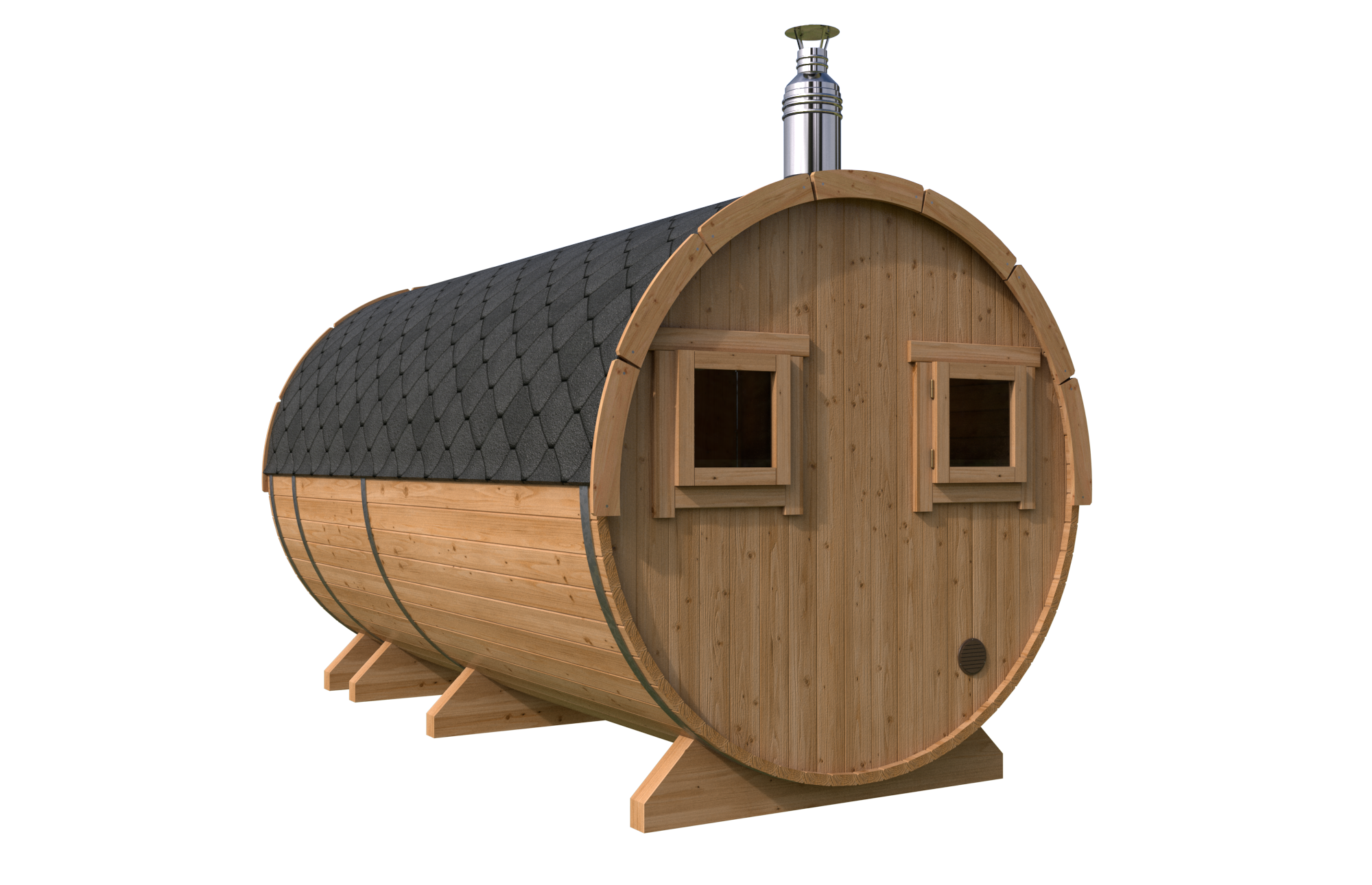 Två öppningsbara fönster 400 × 400 mm